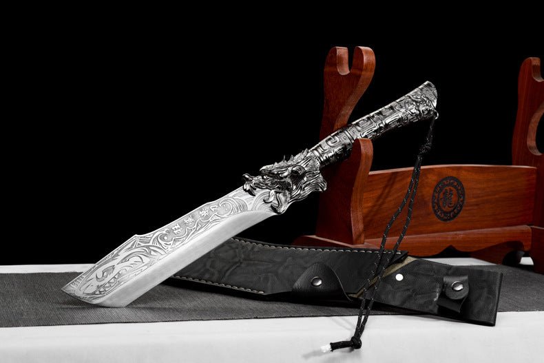Cleaver Chopper Knife Kuansha with Sheath 210mm For Sale | KatanaSwordArt Japanese Katana
