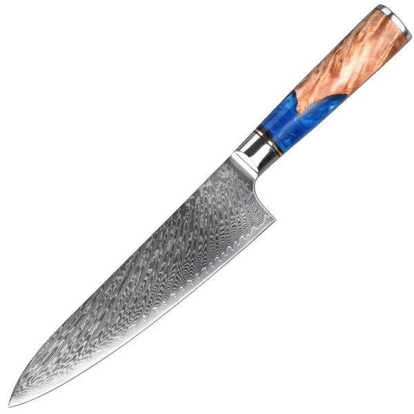 Gyuto Chef Knife VG10 Damascus Blade 202mm For Sale | KatanaSwordArt Japanese Katana