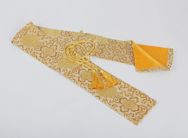 Japanese Katana Sword Bag Gold Flower Silk For Sale | KatanaSwordArt Japanese Katana