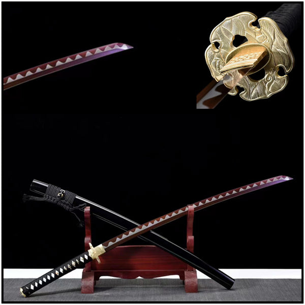 Katana Autumn Water Spring Steel Purple Blade 秋水 For Sale | KatanaSwordArt Japanese Katana