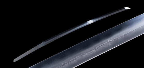 Katana Blade Damascus Steel Clay Tempered Blade Maru For Sale | KatanaSwordArt Japanese Katana