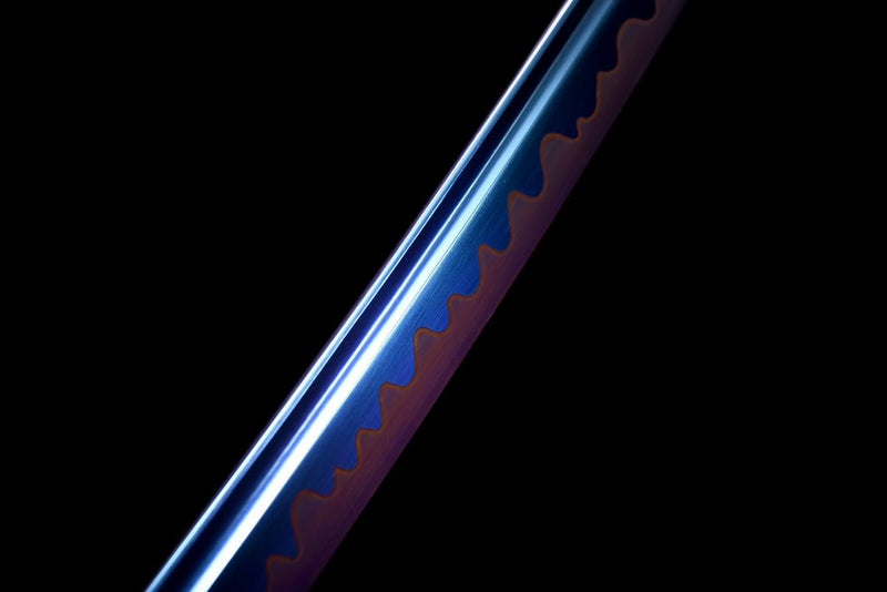 Katana Blue Sky Spring Steel Blue Blade 藍天 For Sale | KatanaSwordArt Japanese Katana