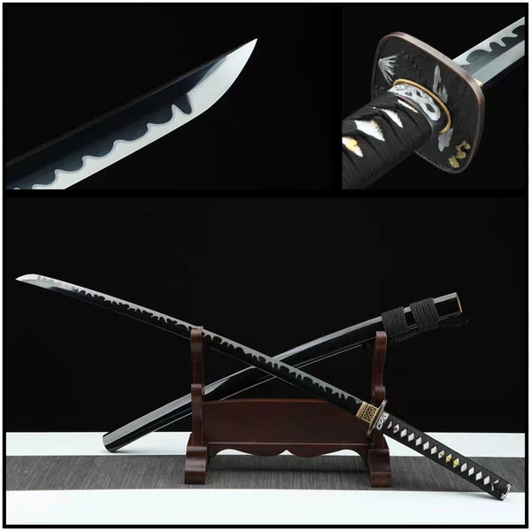 Katana ChaoFeng Manganese Steel Black Blade 嘲風 For Sale | KatanaSwordArt Japanese Katana