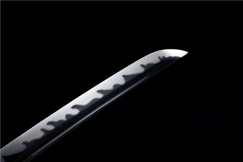 Katana LangRen Manganese Steel Black Blade 浪人 For Sale | KatanaSwordArt Japanese Katana