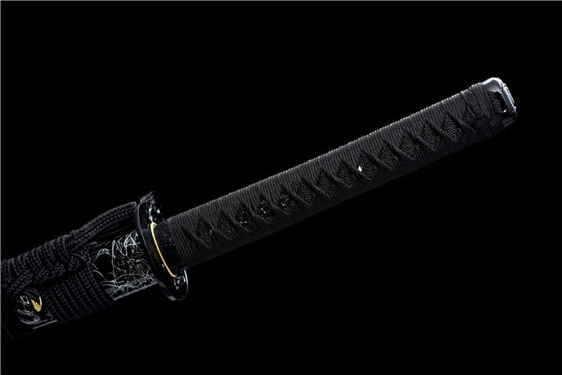 Katana LangRen Manganese Steel Black Blade 浪人 For Sale | KatanaSwordArt Japanese Katana
