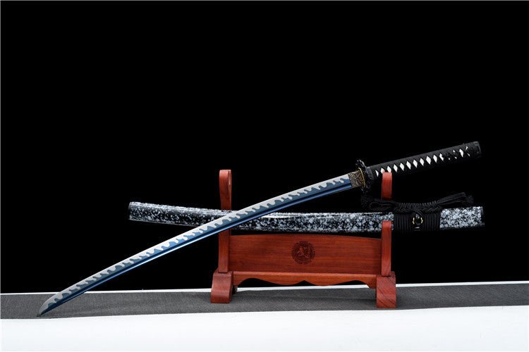 Katana LingDong Manganese Steel Blue Blade 淩動 For Sale | KatanaSwordArt Japanese Katana