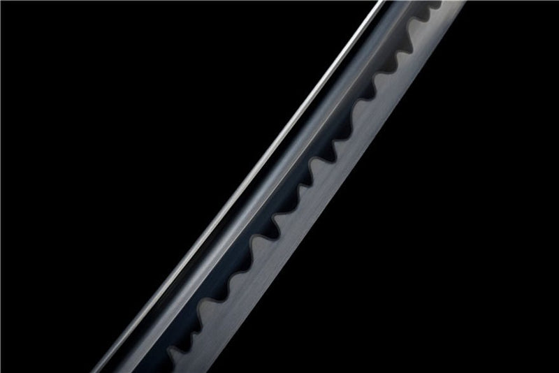 Katana LingHan Manganese Steel Black Blade 淩寒 For Sale | KatanaSwordArt Japanese Katana