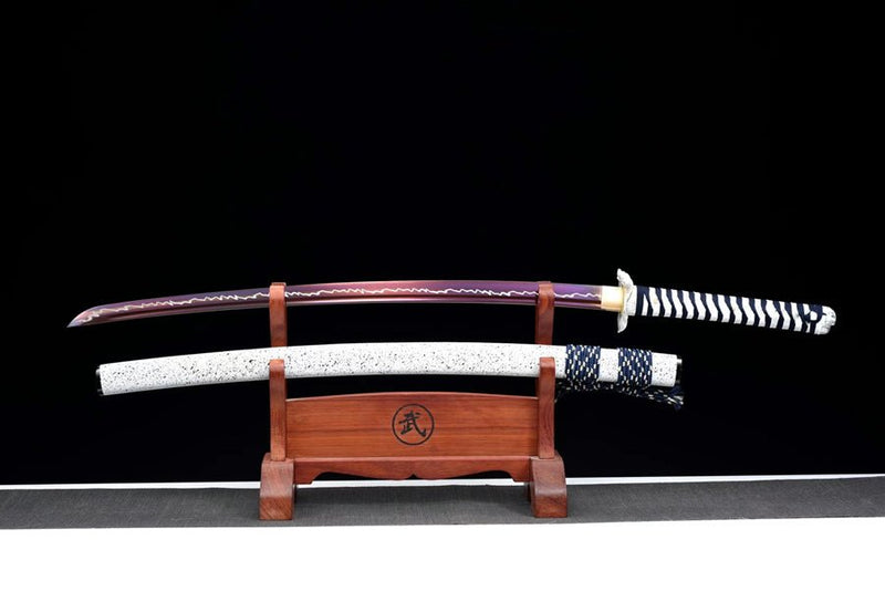 Katana Penglai Manganese Steel Purple Blade 蓬萊 For Sale | KatanaSwordArt Japanese Katana