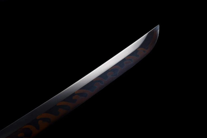Katana Dark Shadows T10 Clay Tempered Fire Blade 凶影 For Sale | KatanaSwordArt Japanese Katana