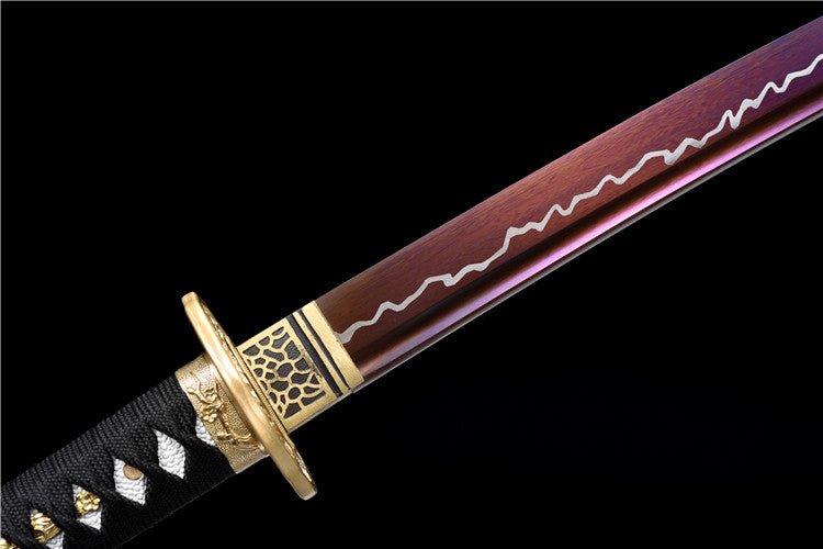 Katana Rose Manganese Steel Purple Blade 玫瑰 For Sale | KatanaSwordArt Japanese Katana