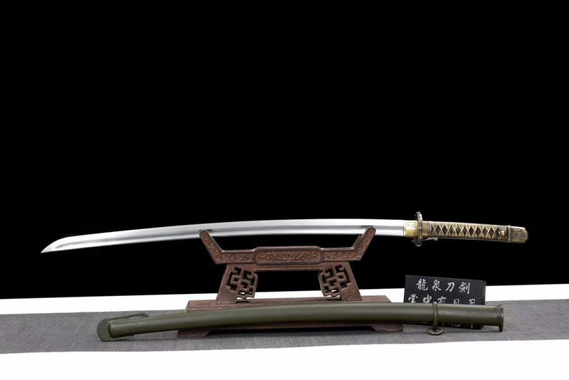 Katana WW2 Type 98 Iron Saya Spring Steel 軍刀 For Sale | KatanaSwordArt Japanese Katana