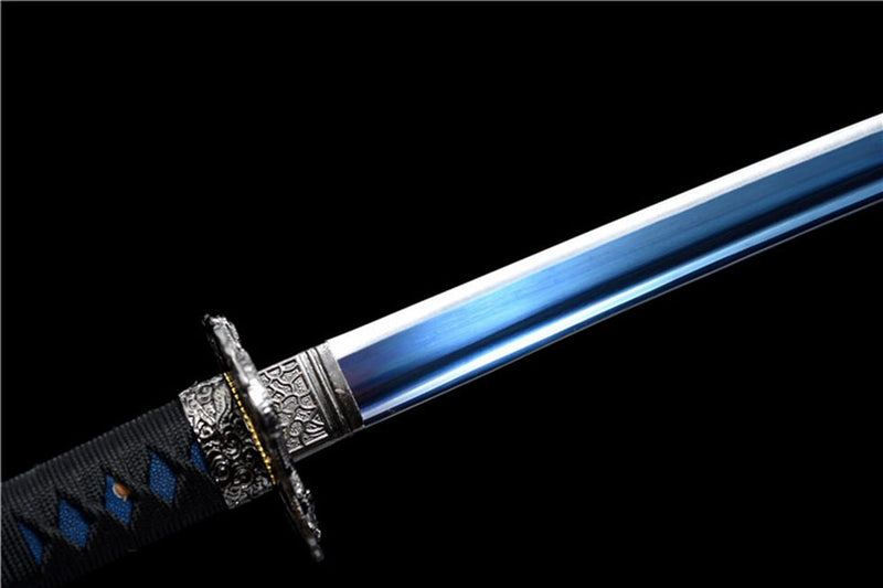 Katana YingLong Carbon Steel Blue Blade 影龍 For Sale | KatanaSwordArt Japanese Katana