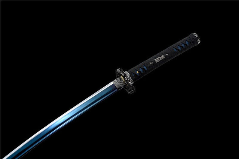 Katana YingLong Carbon Steel Blue Blade 影龍 For Sale | KatanaSwordArt Japanese Katana