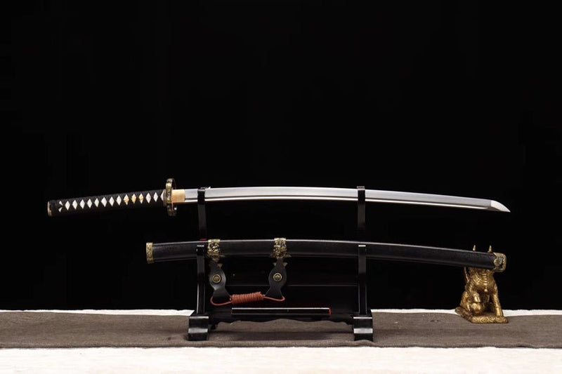 Tachi Sword Cangfeng Spring Steel Black 藏鋒 For Sale | KatanaSwordArt Japanese Katana