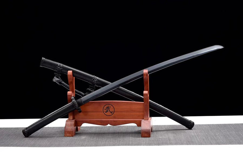 Tachi Sword Moju High Manganese Black 墨菊 For Sale | KatanaSwordArt Japanese Katana
