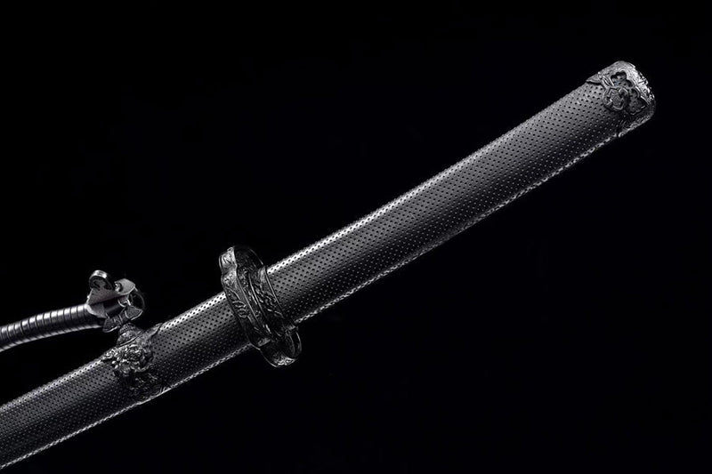 Tachi Sword Moju High Manganese Black 墨菊 For Sale | KatanaSwordArt Japanese Katana