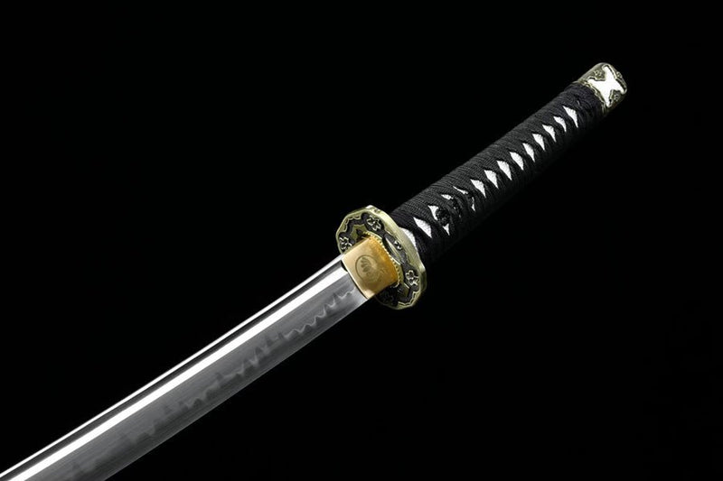 Tachi Sword Weifu T10 Clay Tempered Black 衛府 For Sale | KatanaSwordArt Japanese Katana